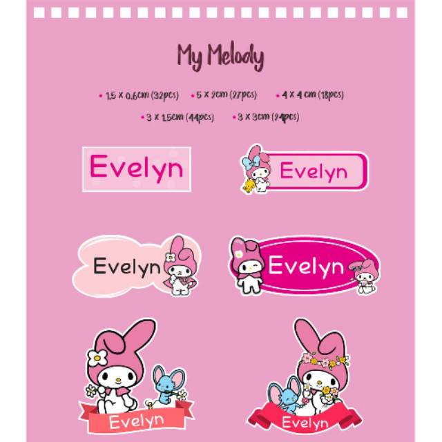 

PO STICKER NAMA ANTI AIR, 1 TEMA DAPAT 192 STICKER