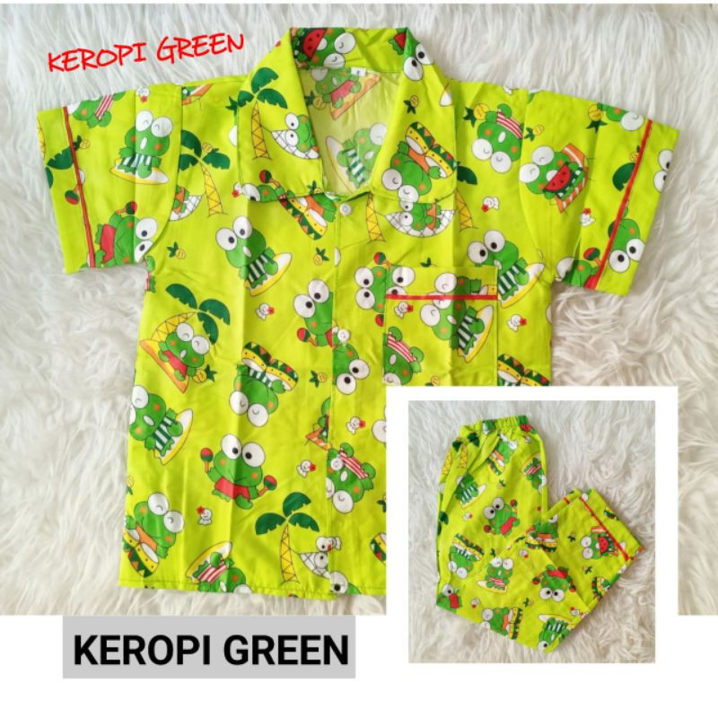 AS Piyama Anak bergambar bahan katun uk. 5-8th