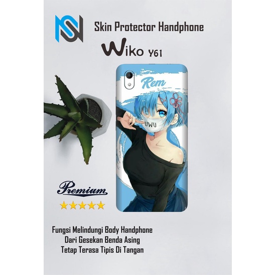 Isi 2pcs Garskin Hp Wiko View MAX Motif anime - Free Custom Motif
