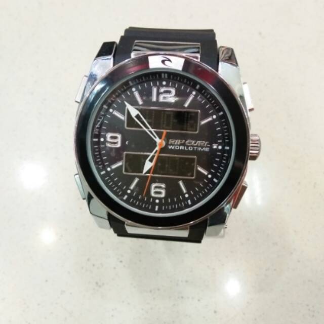 JAM TANGAN PRIA RIPCURL DOUBLE TIME KW SUPER