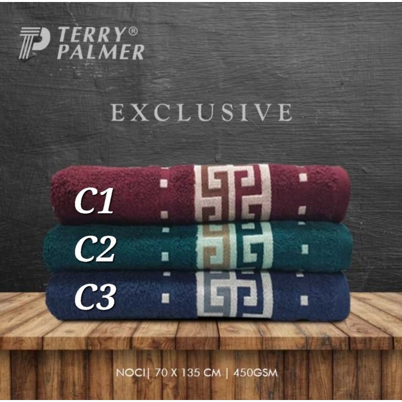 Handuk Terry Palmer Motif EXCLUSIVE 70x140 Premium Cotton Tebal Bagus Serap Air  BERKUALITAS