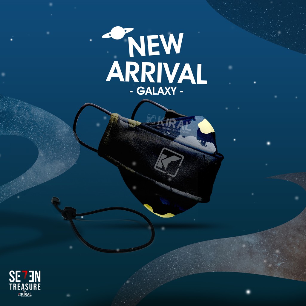 MASKER MODEL TERBARU KAIN DUCKBILL PRIA WANITA HEADLOP EARLOOP CAMO MASK 2 PLY TALI KONEKTOR KIRAL