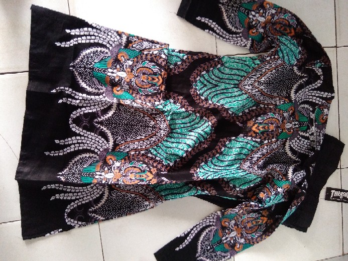 Batik Couple_maora Sania Ruffle Batik Couple Ori Ndoro Jowi Dnt Garansi Termurah