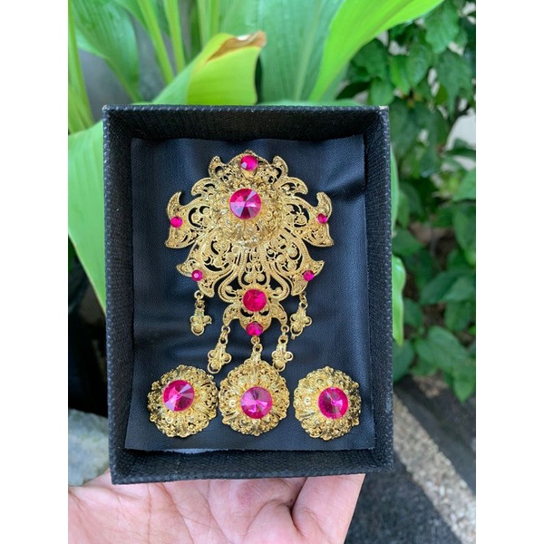 Set Bros Alpaka Bali Murah | Bros Kebaya