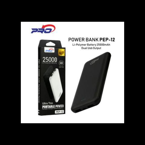 POWERBANK PB POWER BANK PRO SLIM PB 25000MAH PEP-12