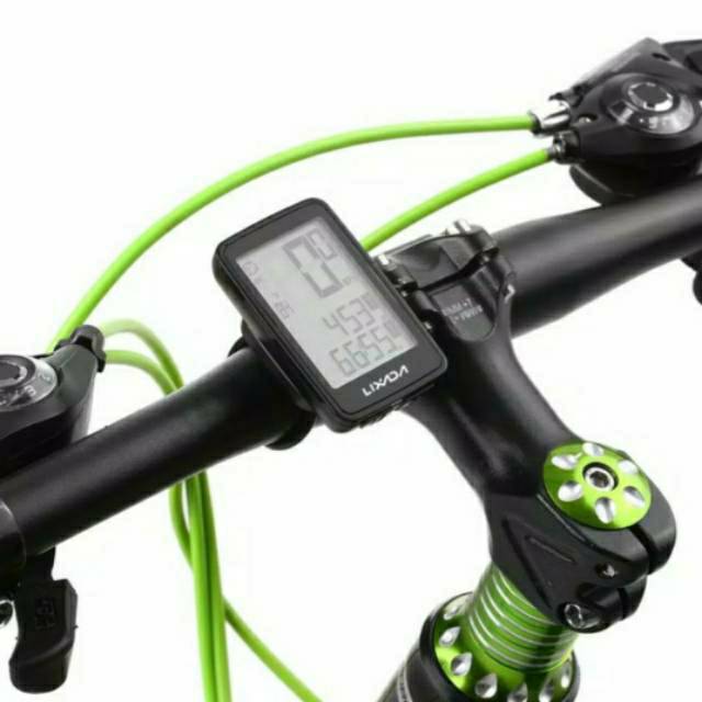 Speedometer sepeda wireless recharge Lixada