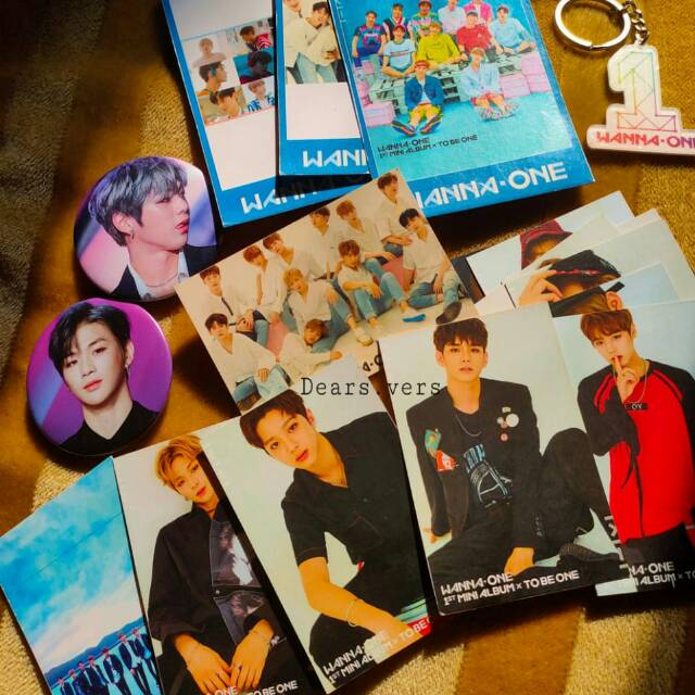 Fankit wannaone Polaroid photocard wannaone Kang daniel ong jihoon guanlin