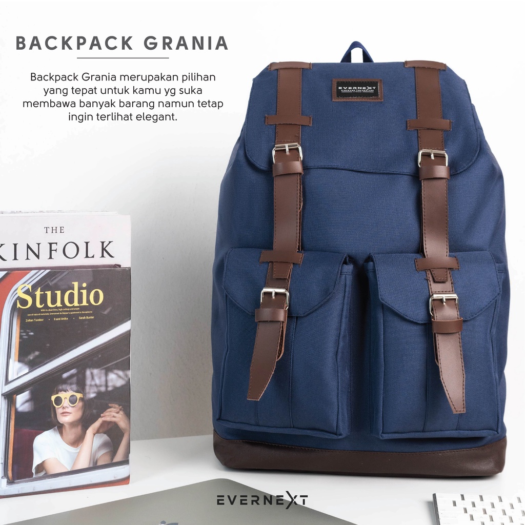 Tas Ransel Laptop Wanita Tas Punggung Backpack Laptop Premium