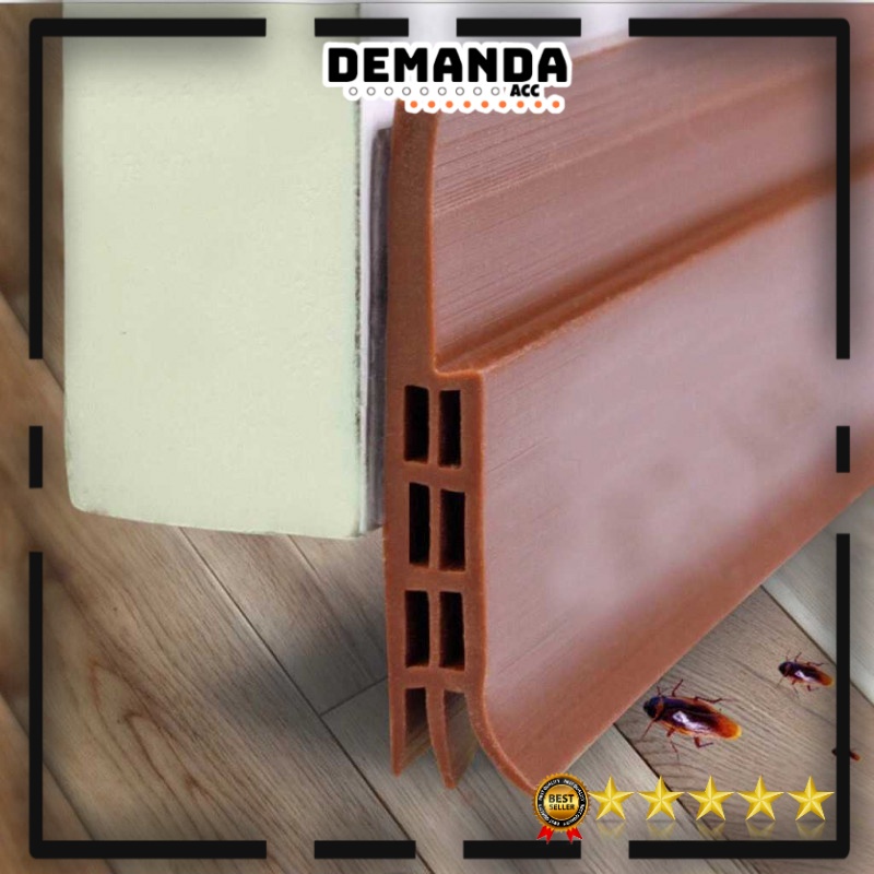 Penutup Celah Bawah Pintu Lis Penghalang Debu Serangga Bawah Pintu Door Bottom Seal 1M