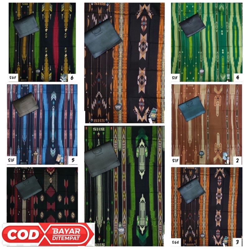 SARUNG BHS MASTERPIECE EDISI TERMAHAL SONGKET GUNUNG AGUNG ORIGINAL