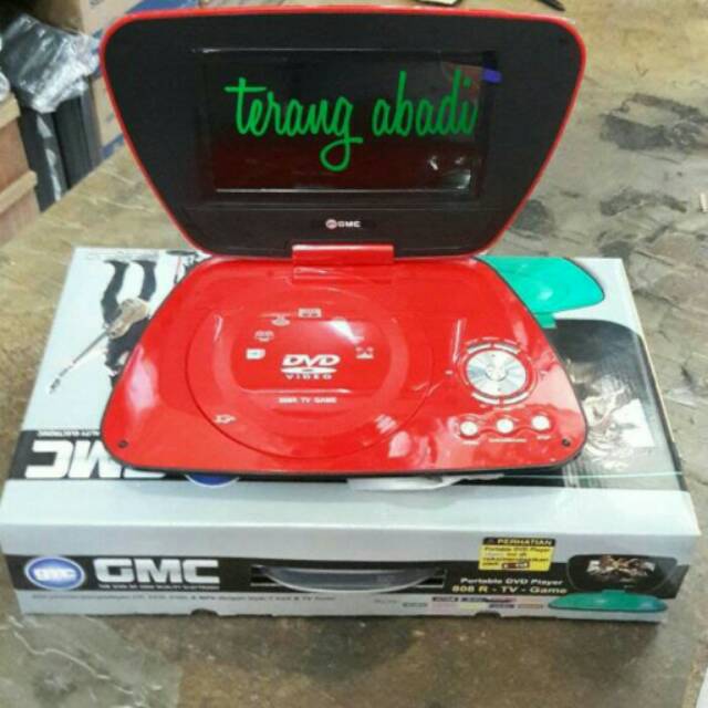 DVD PORTEBLE GMC 7INC DVD PLAYER/TV/GAME