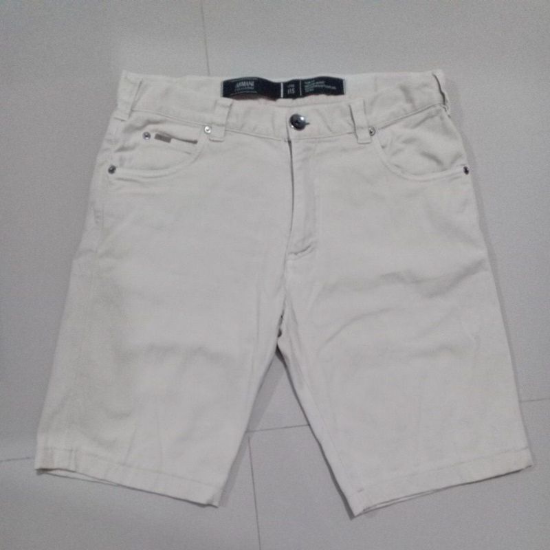 celana pendek jeans Armani second
