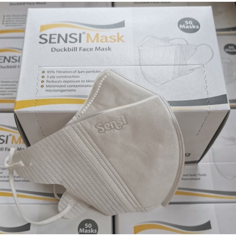 MASKER SENSI DUCKBILL EMBOS SENSI ISI 50pcs (Makassar)