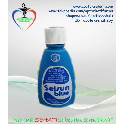 Selsun Blue 60ml Shampoo Anti Dandruff Ketombe