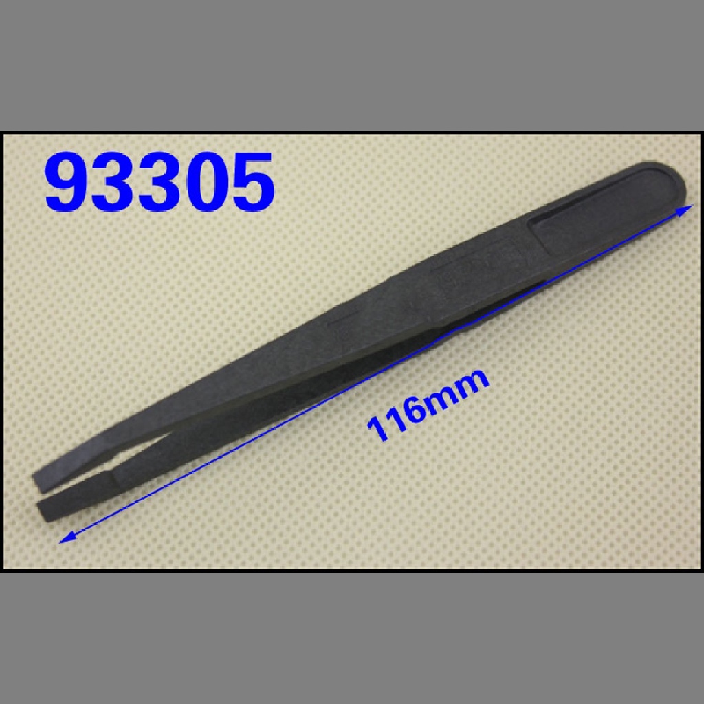 [tiantianbaofu] Type : Plastic Tweezers Material: PPS+Fiber composite plastics Color:black Overall Size : approx. 12 x 1