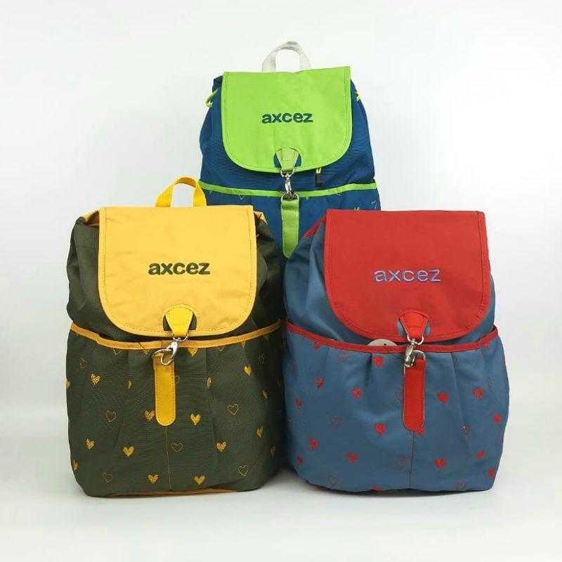 NEW TAS RANSEL BACKPACK SEKOLAH WANITA AXCEZ 1672