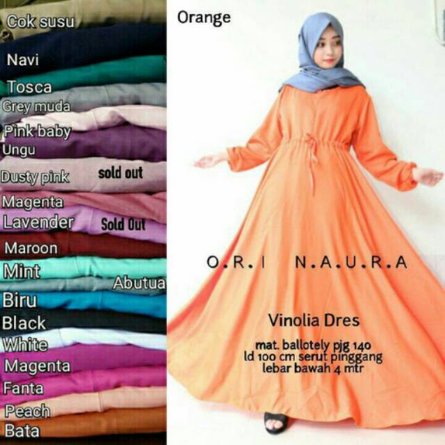 VINOLIA DRESS ORI NAURA