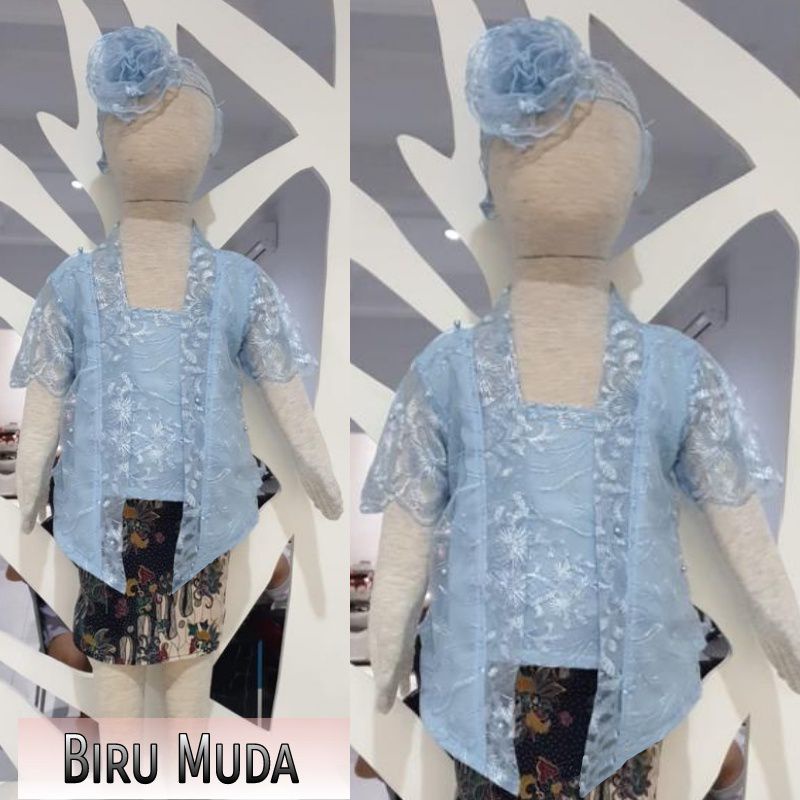 baju atasan anak 0-2thn/kebaya anak 3-4thn/atasan kutubaru kids/kebaya pesta ulang tahun/kartini