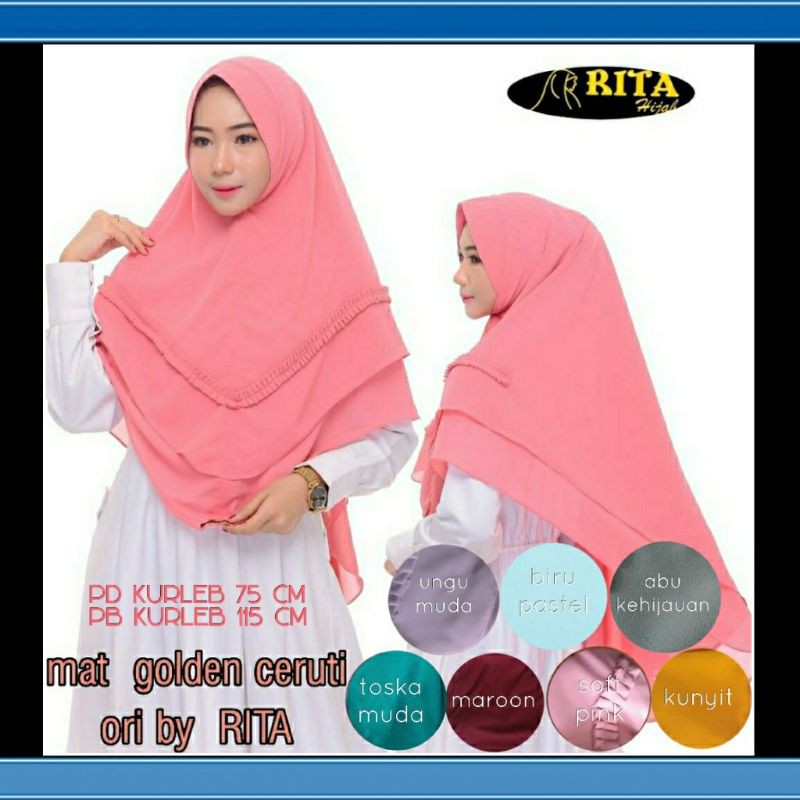 JILBAB INSTAN CERUTI ORI RITA