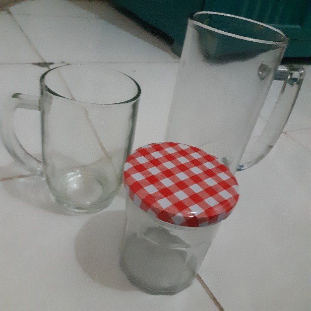 Bremen Glass Beer | Gelas Bir Gagang | Gelas Mug Kaca Besar
