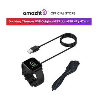 Docking Charger USB Smartwatch | Amazfit Watch GTS dan GTR 42 / 47 mm | Kabel Charger