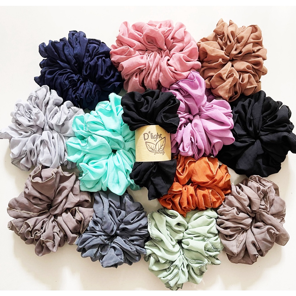 SCRUNCHIE / IKAT RAMBUT SCRUNCI / CEPOL RAMBUT / FASHION HIJAB / FASHION WANITA / TERMURAH