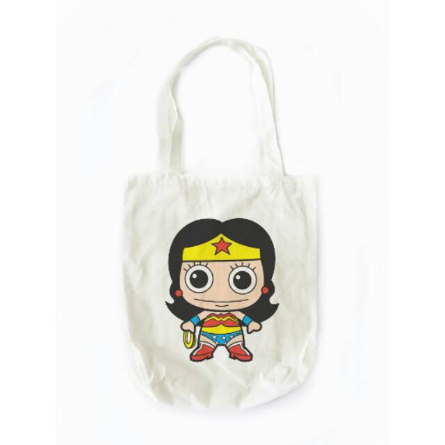 Tote Bag Blacu Wonderwoman Chibi