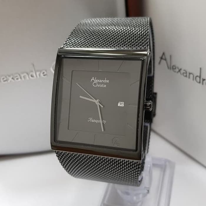 jam tangan pria Alexander Cristie ORIGINAL ac8333 full black