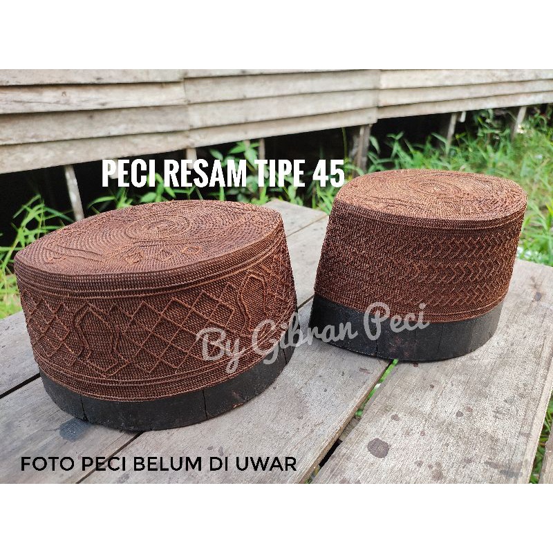 Kopiah jangang lonjong tipe 45 peci resam kopiah songkok khas kalimantan etnik termurah kopiah janga