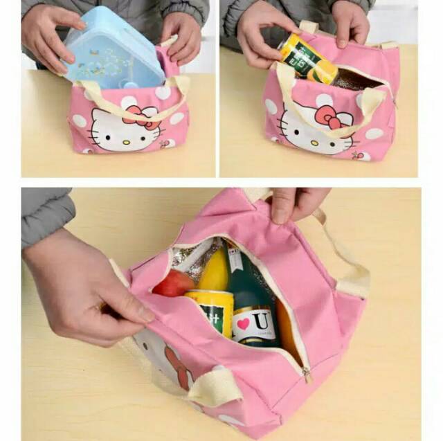 Tas bekal anak gambar lucu