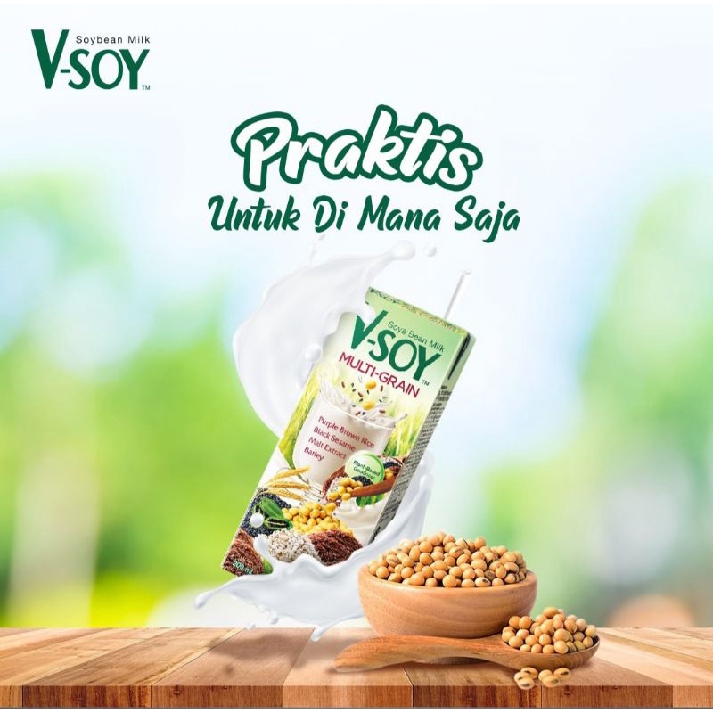 

Vsoy multi grain 200ml 1 dus