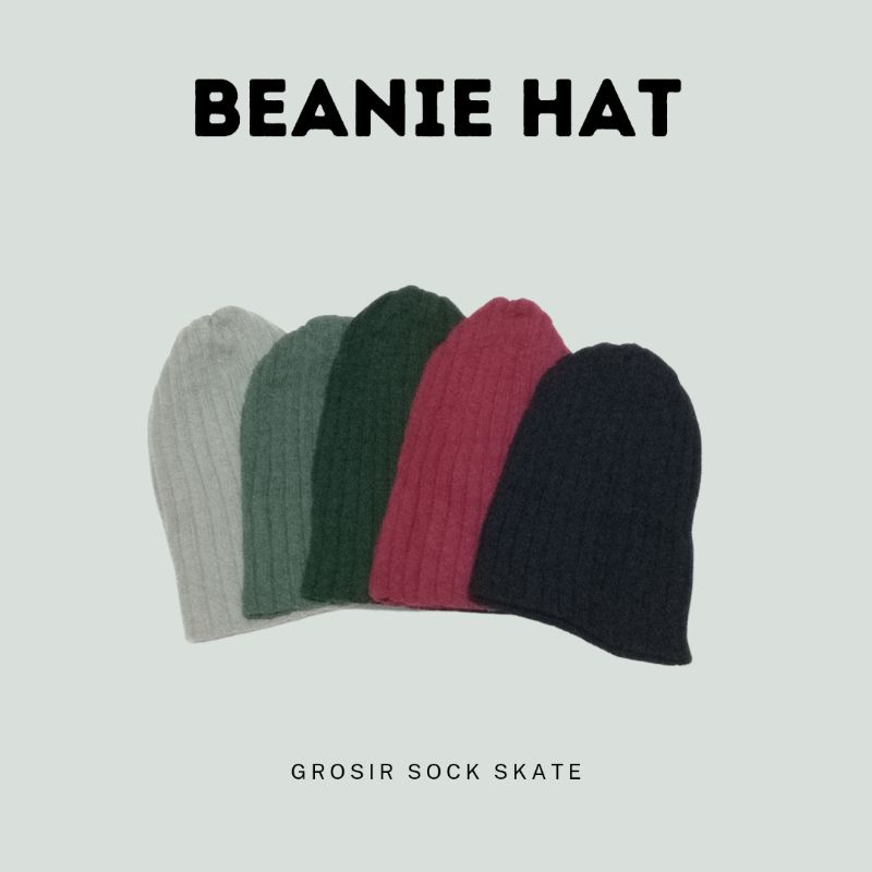 BEANIE HAT KUPLUK POLOS PREMIUM BEST SELLER