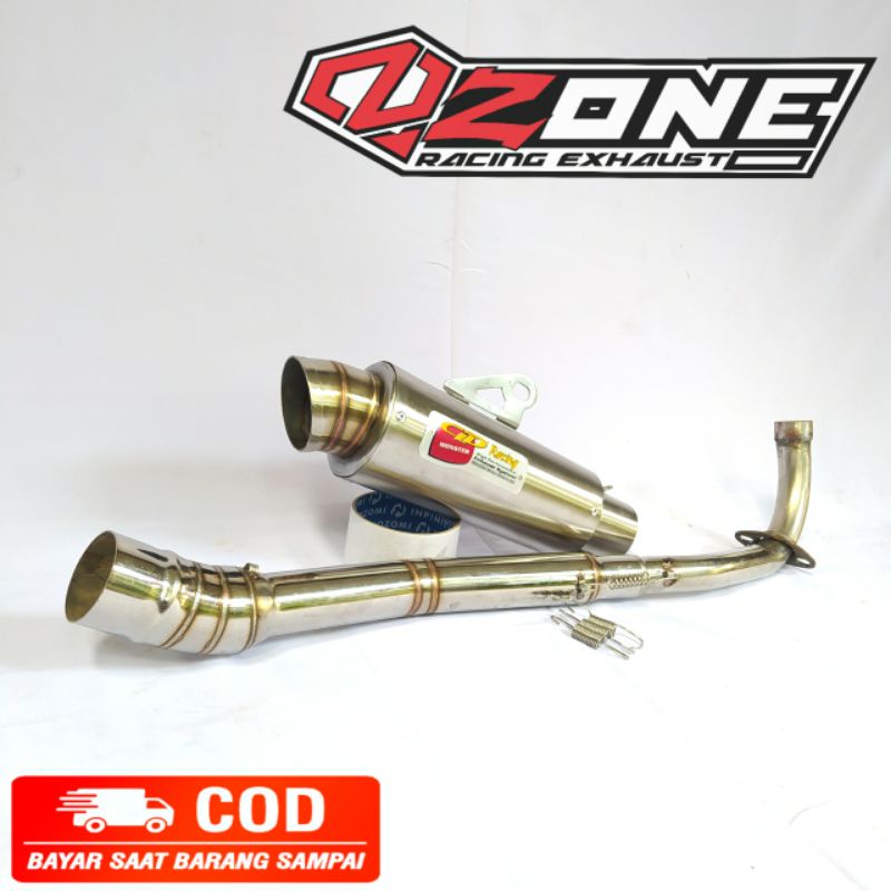 Knalpot Jupiter Z CLD Monster / Knalpot Vega R ZR / Knalpot Supra X 125 / Knalpot Kharisma / Knalpot