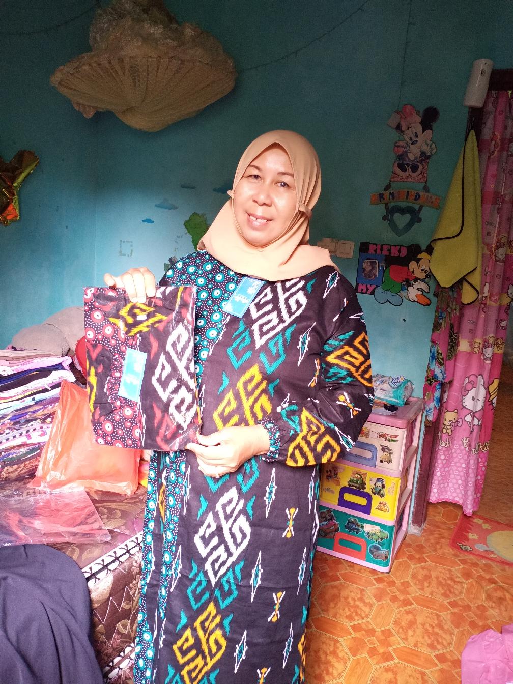 New Motif - Gamis Batik Modern Murah Katun Halus Kombinasi Truntum Ori Batik Aksara Big Size Jumbo