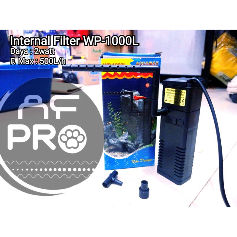 Promo murah pompa aquarium internal filter AQUAMAN WP 1000L