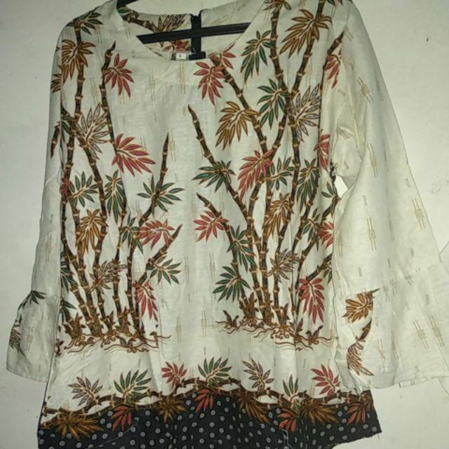 Atasan Batik Dolby Dolbi Dobby Doby Tenun Sutra Tulis Halus Katun Atbm Baron ,sarombit Atasan