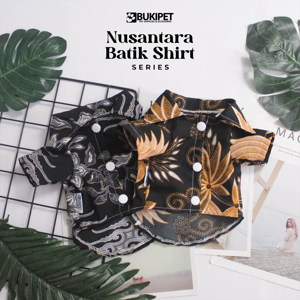 baju kucing anjing kelinci monyet lucu aksesoris hewan kecil - NUSANTARA BATIK SHIRT