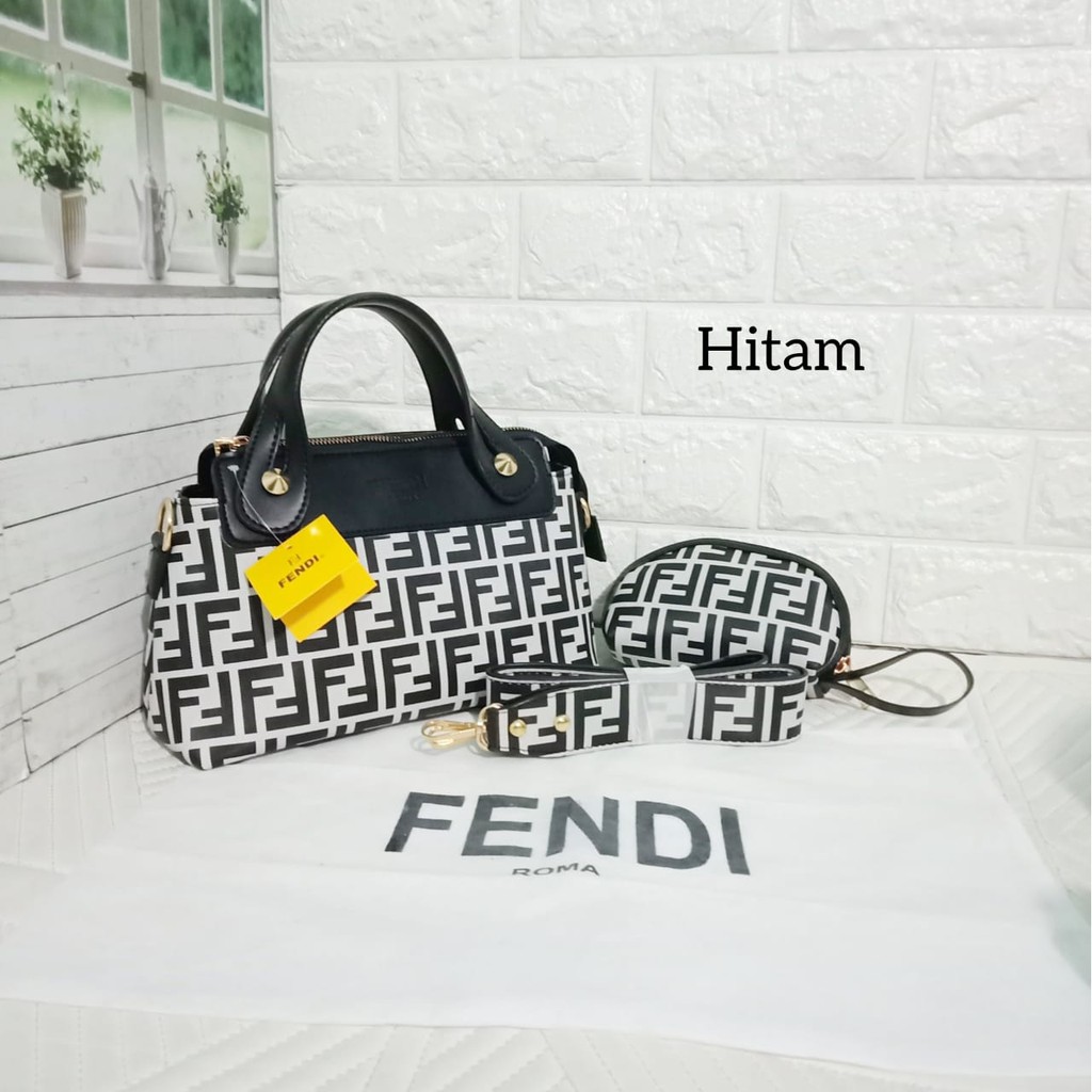 tas fendi roma set dompet