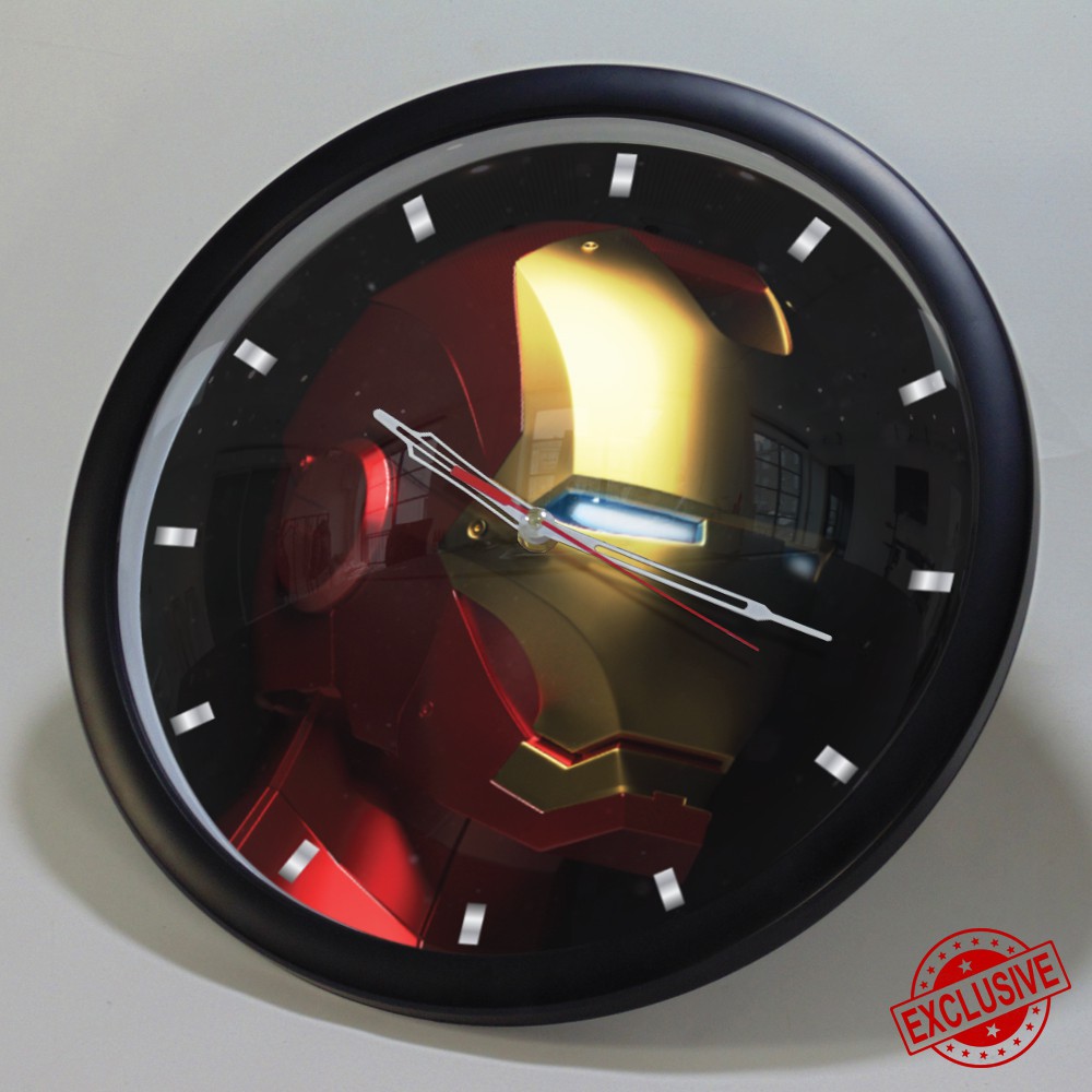 (ISTIMEWA &amp; BAGUS) JAM DINDING IRON MAN MARVEL - LIMITED EDITION