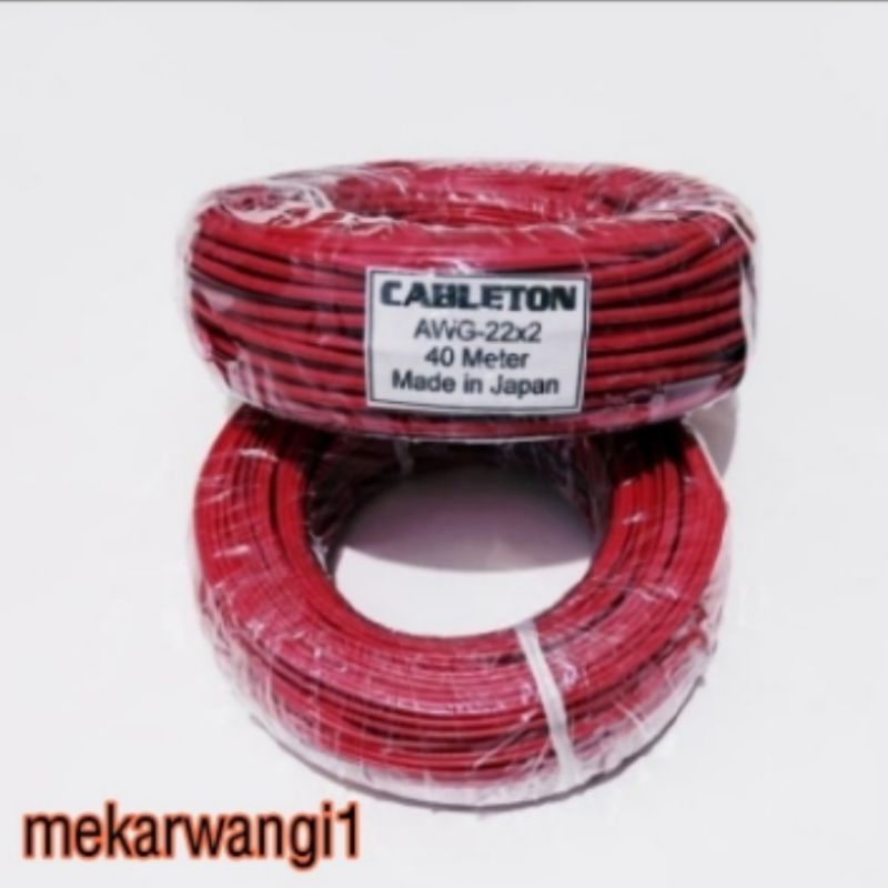 kabel awg 22x2 40meter Made in japan