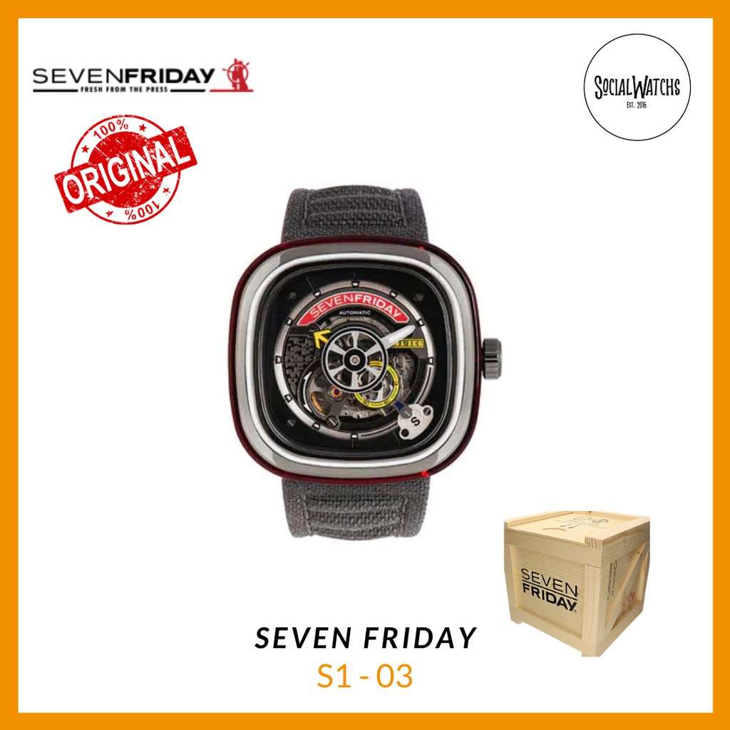 Jam Tangan Pria Seven Friday S1/03 dan S1/01 2 Model
