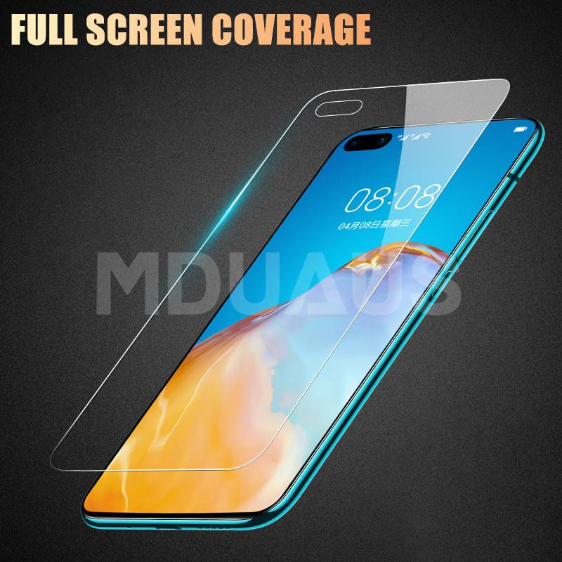 9H Anti-Burst Tempered Glass For Huawei P30 P40 Lite E Protective Screen Protector P20 Pro P10 Plus P Smart Z 2019 Glass Film