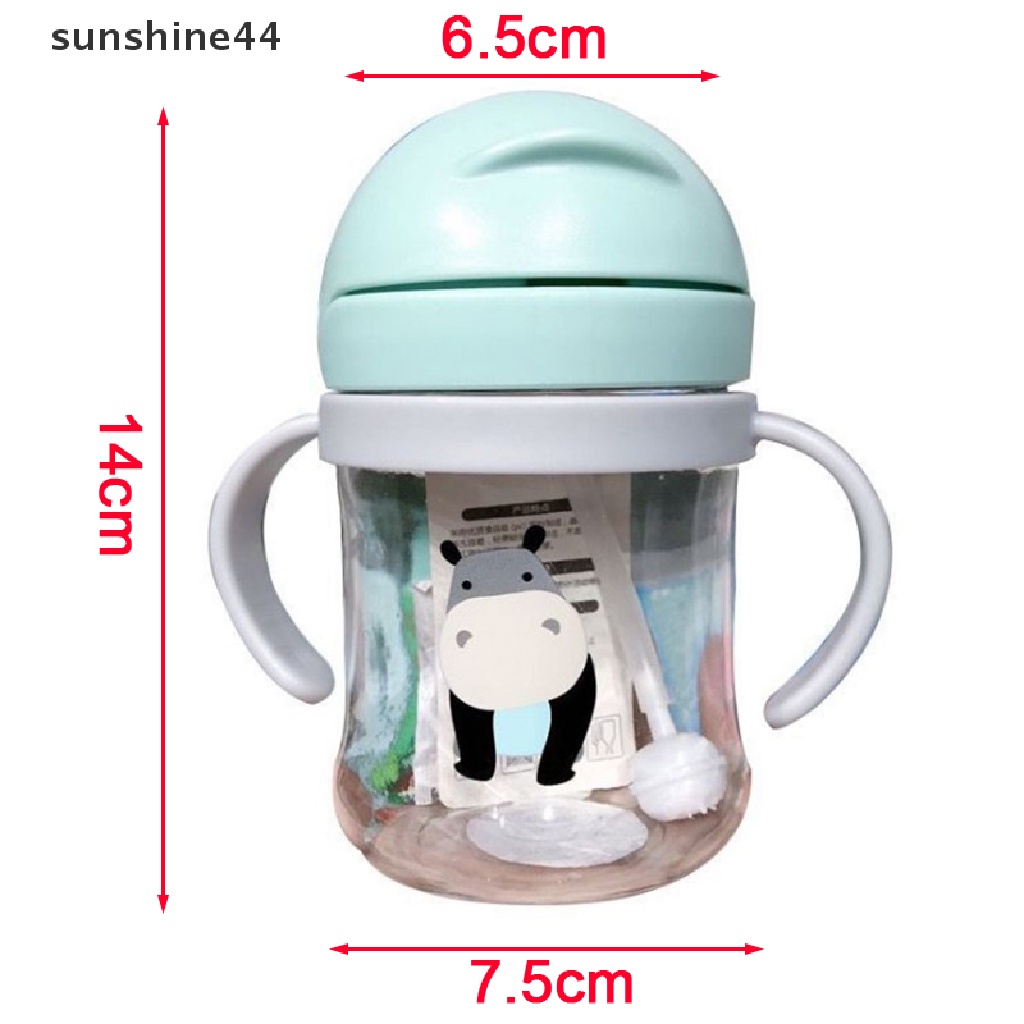 Sunshine Botol Minum Sippy Cup 250ML Bahan Silikon Untuk Bayi / Anak