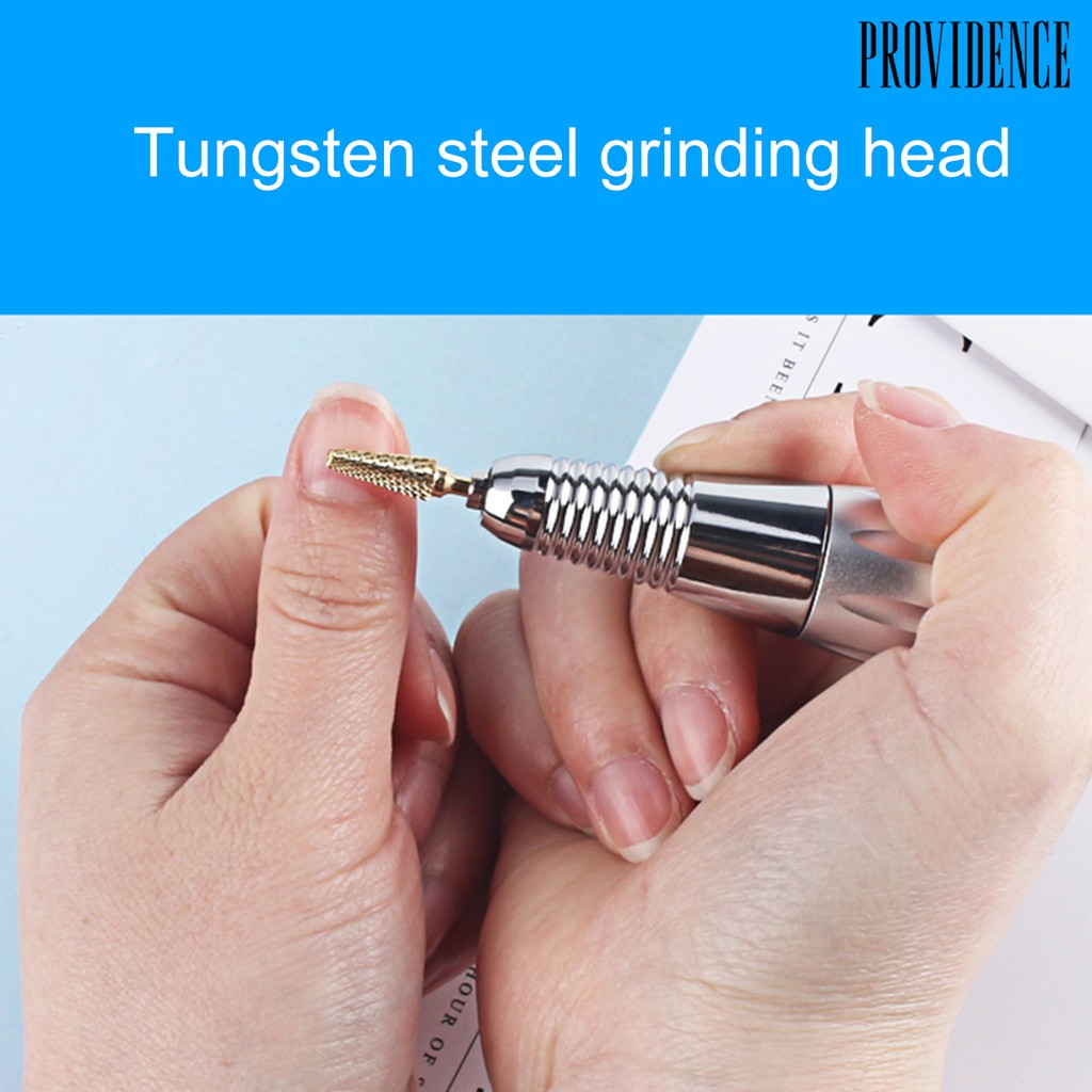 Mata Bor Pengikir Kuku Bahan Tungsten Steel Untuk Manicure / Pedicure