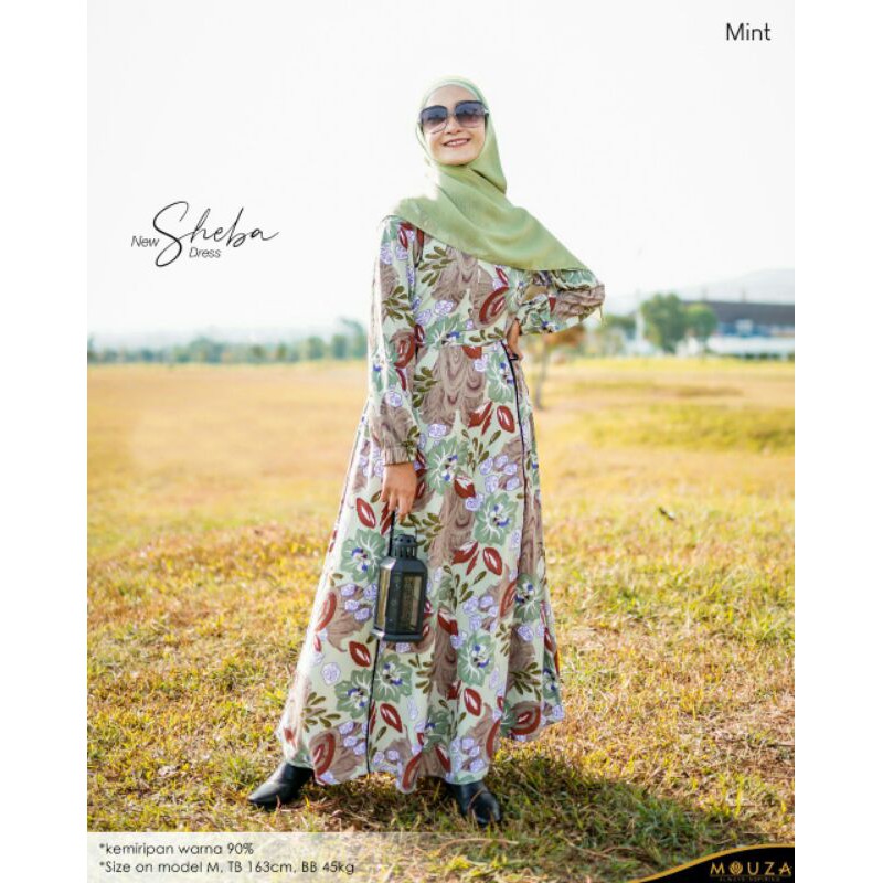 NEW SHEBA HOME DRESS MUSLIM KEKINIAN by. MOUZA. DASTER 2020