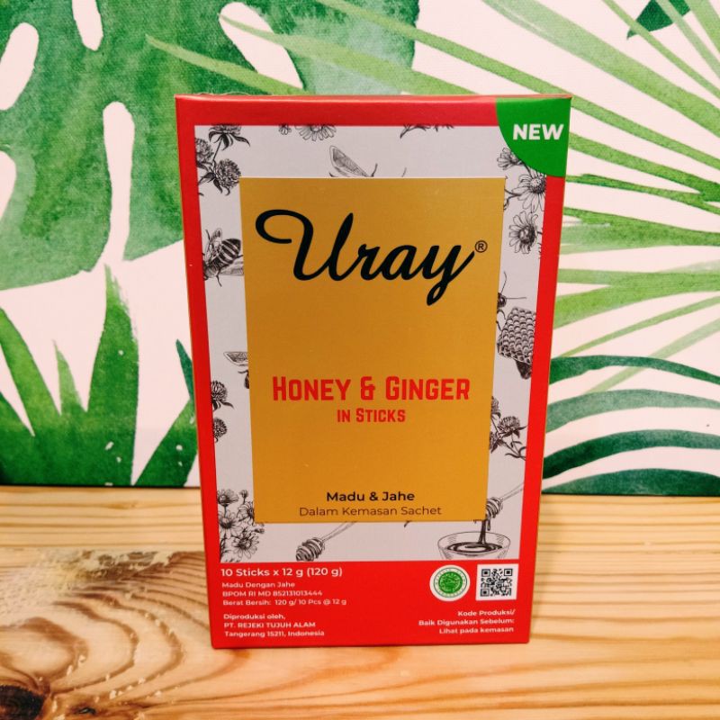 

Madu Uray Honey & Ginger Stick ( 10 Stick × 12 gr )