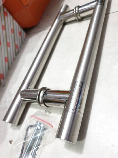 Handle pintu baut tembus stainless 33cm ANTI KARAT