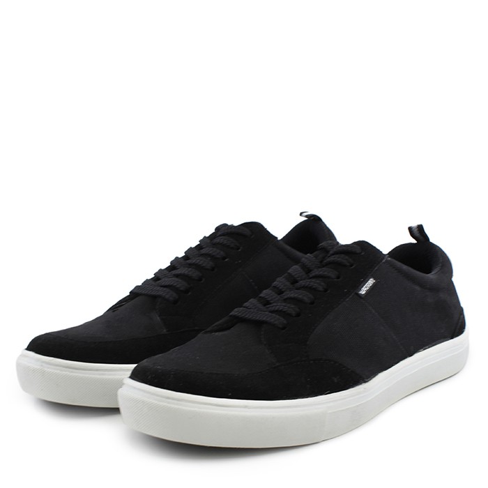 MS SHOP - RECOMENDED - Sepatu Sneakers Pria Walkers Derby Hitam Kasual Snekers Cowok Kuliah Keren