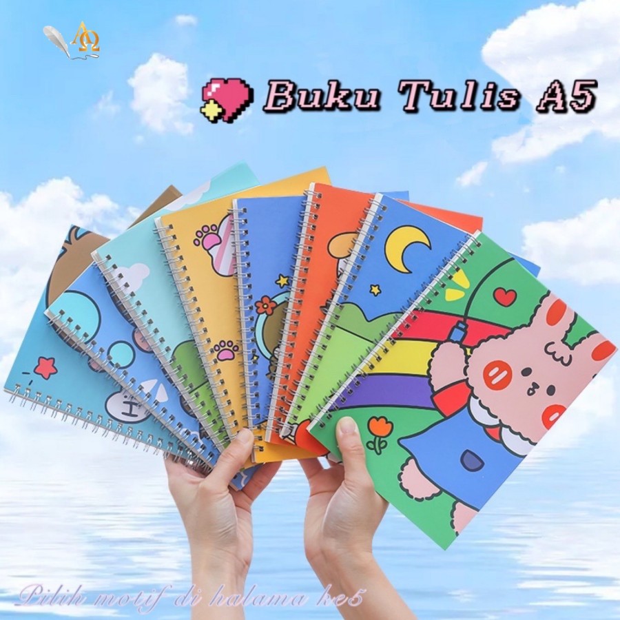 

Buku Tulis Unik / Book Edisi Motif Imut A5