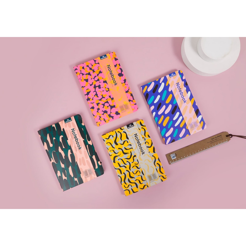 

Gramedia Lampung - MIKIREI NOTE BOOK BG-4152 A5 ABSTRACT COLORFUL